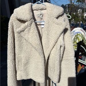 Hinge Cream Teddy Jacket